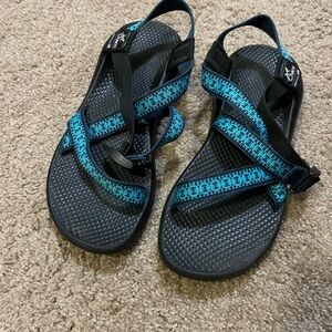 Blue Chaco sandals